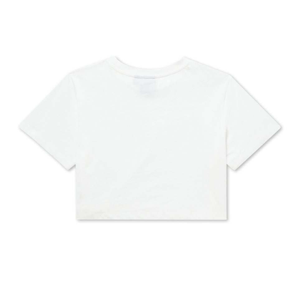 Adult Womens Kickers Classic Crew Neck Tee White