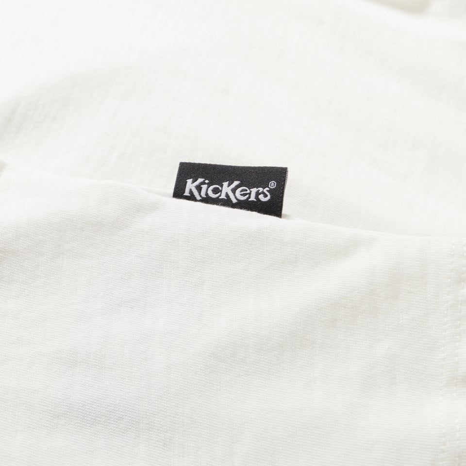 Adult Womens Kickers Classic Crew Neck Tee White