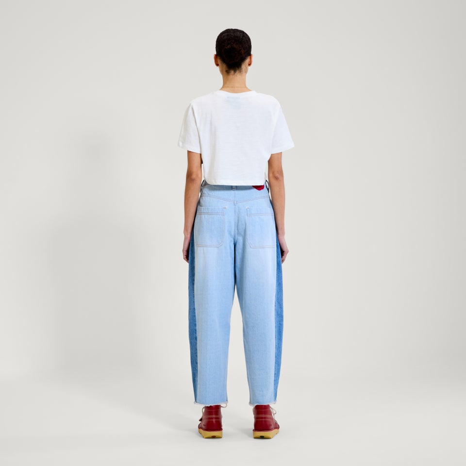 Adult Womens Kickers Classic Crew Neck Tee White