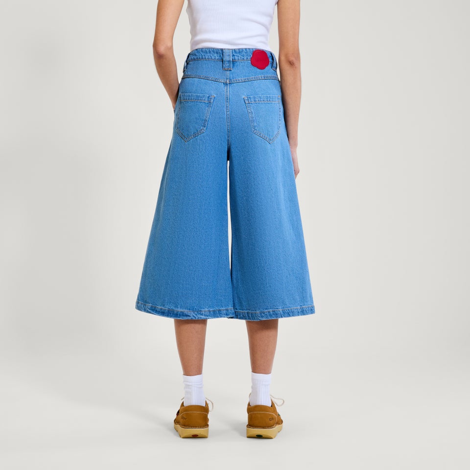 Adult Womens Kickers Classic Jort Blue