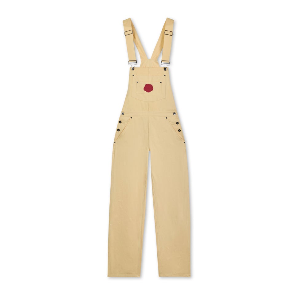Adult Womens Kickers Classic Dungaree Yellow