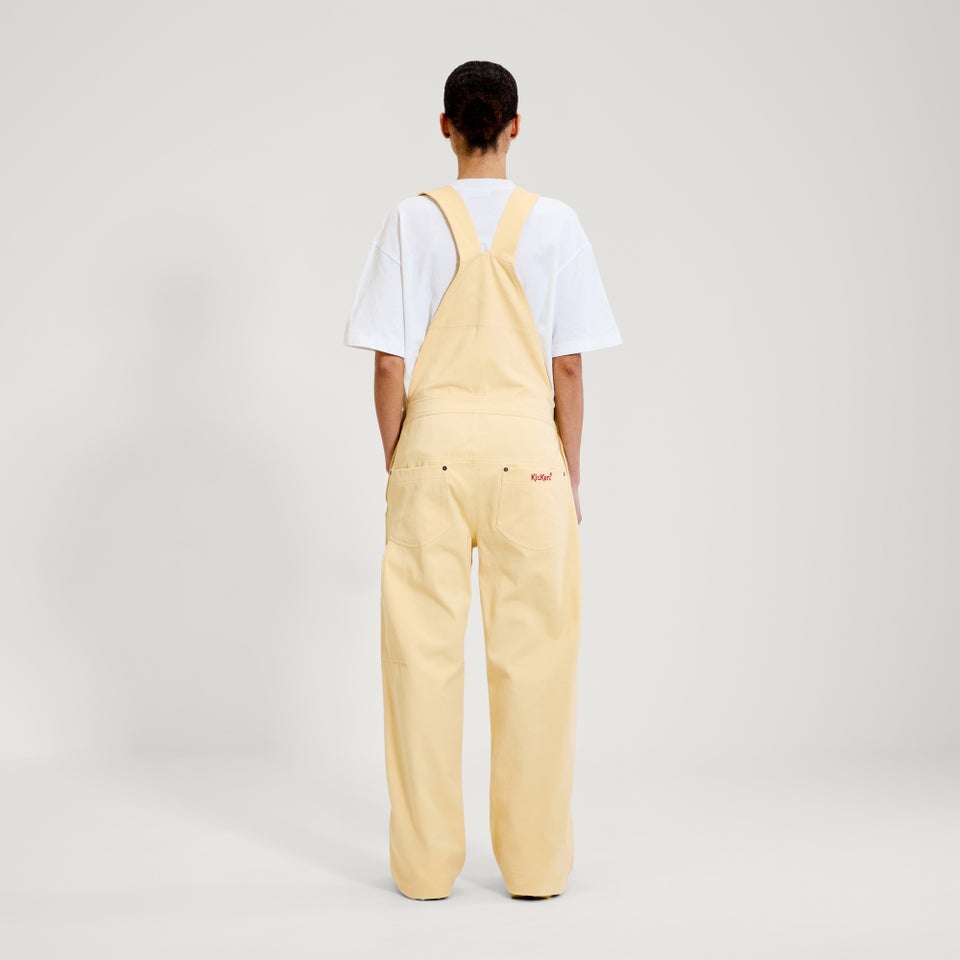 Adult Womens Kickers Classic Dungaree Yellow