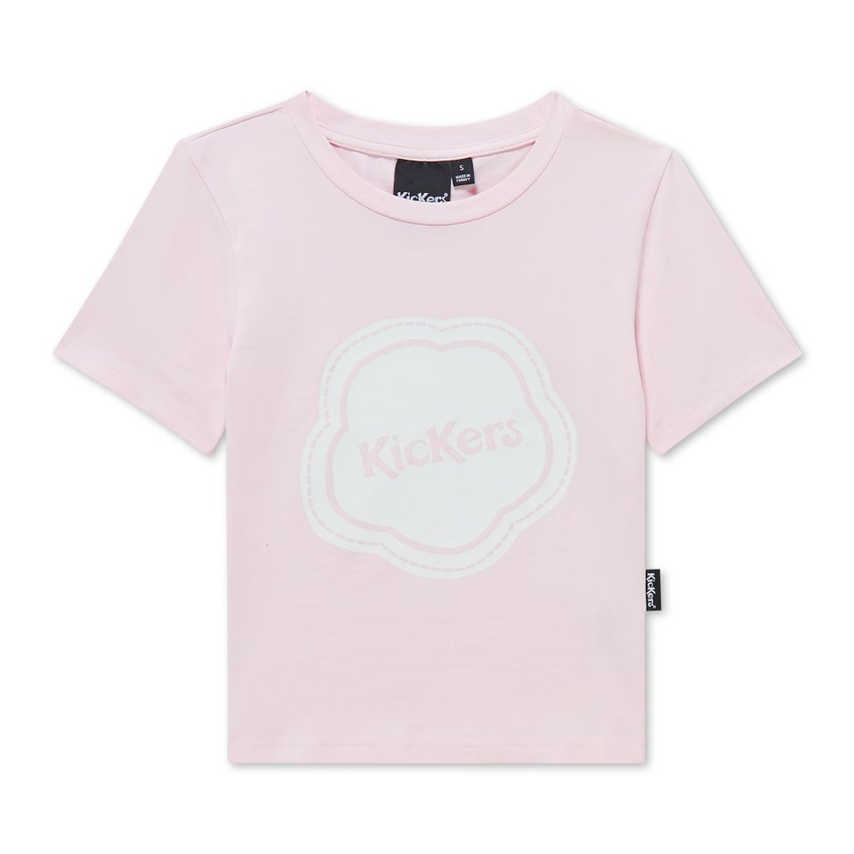 Adult Womens Kickers Classic Lightweight Tee Pink