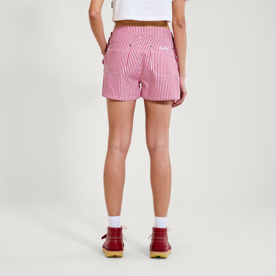 Adult Womens Kickers Classic Micro Short Red