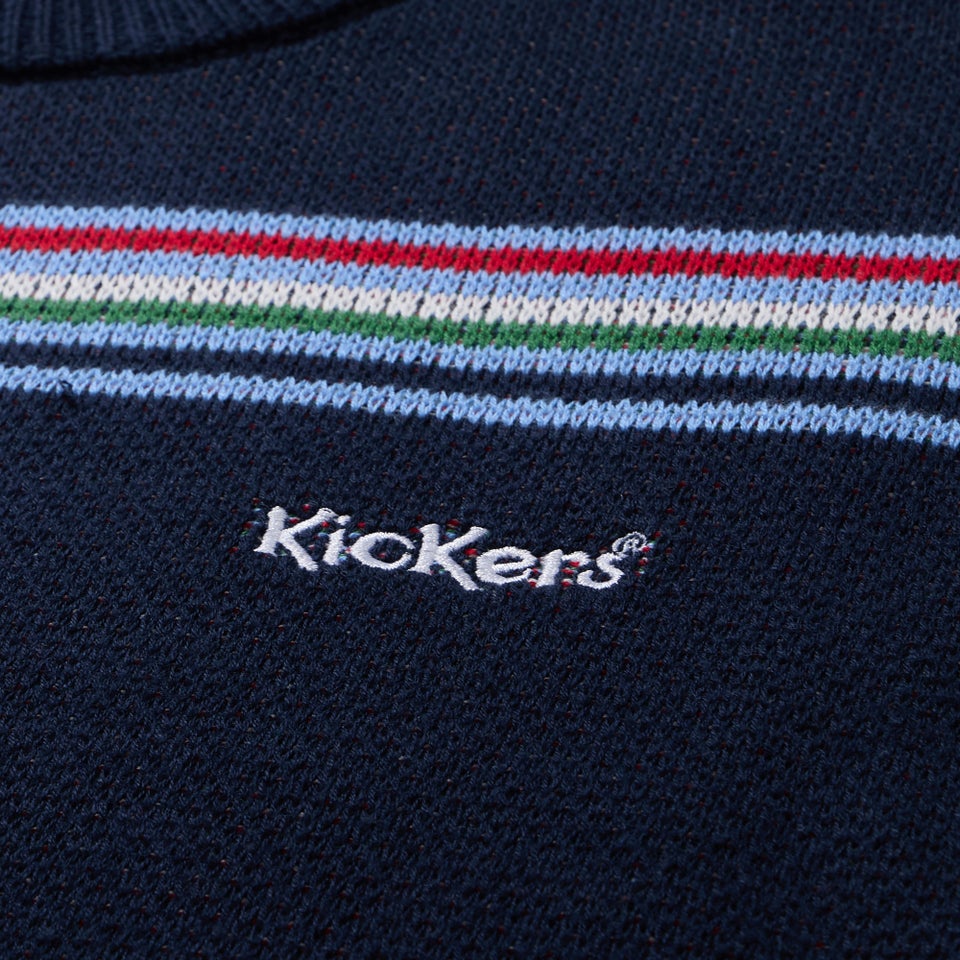 Adult Mens Kickers Crew Knit Navy
