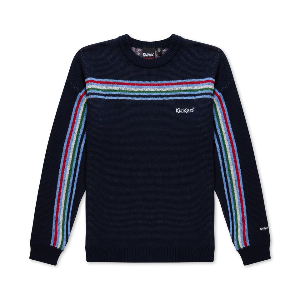 Adult Mens Kickers Crew Knit Navy