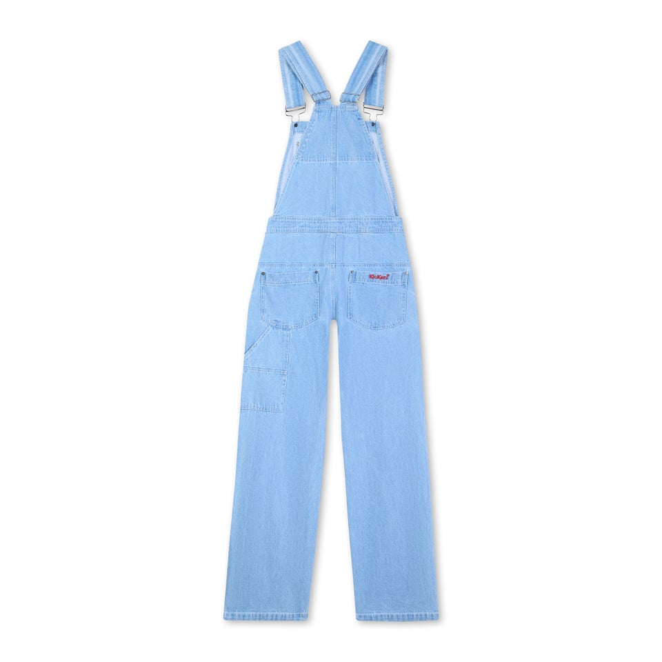 Adult Womens Kickers Classic Dungaree Blue