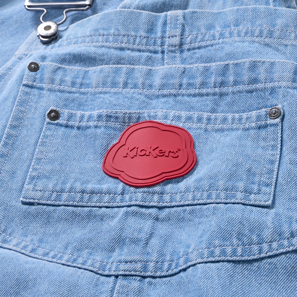 Adult Womens Kickers Classic Dungaree Blue