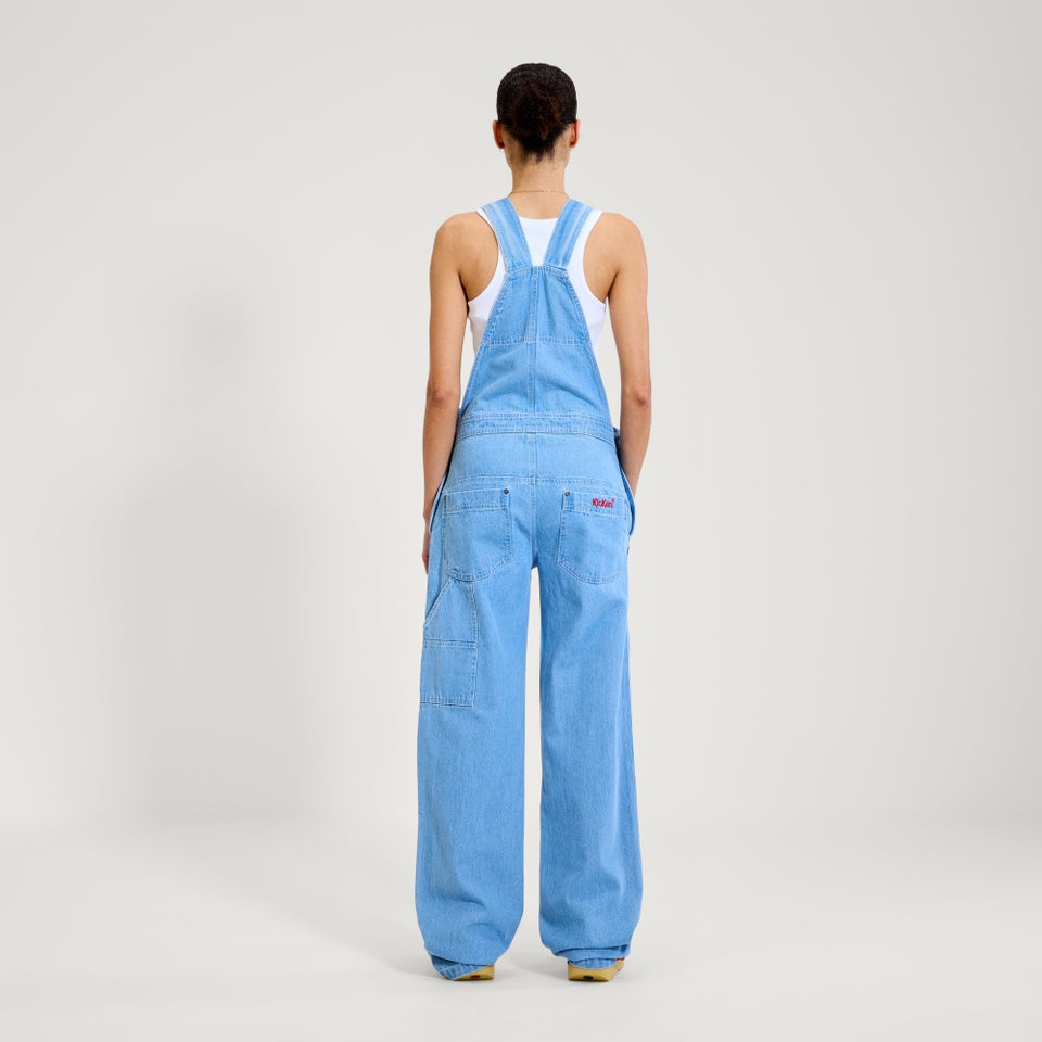 Adult Womens Kickers Classic Dungaree Blue