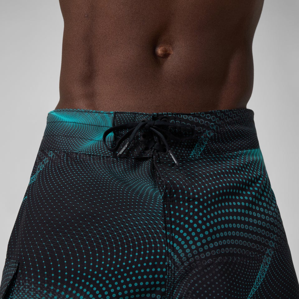 Men's Lookout Printed 18" Boardshorts Dark Green