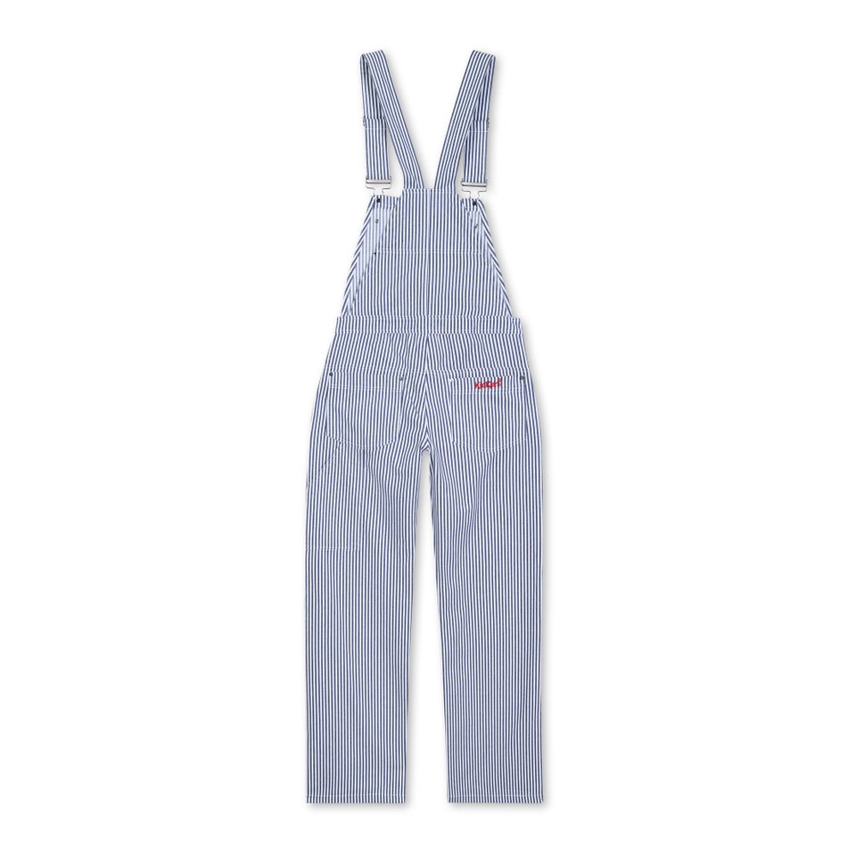 Adult Womens Kickers Classic Dungaree Blue/White