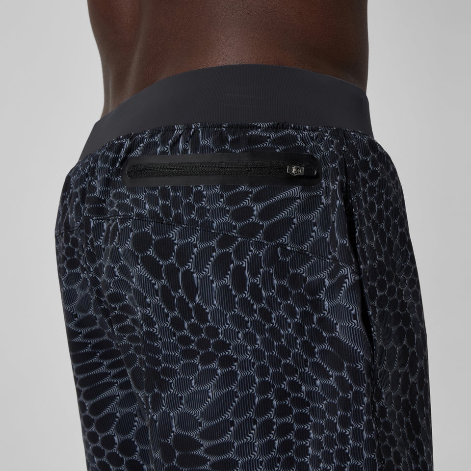 Men's Lookout Printed 40cm Swim Shorts Black