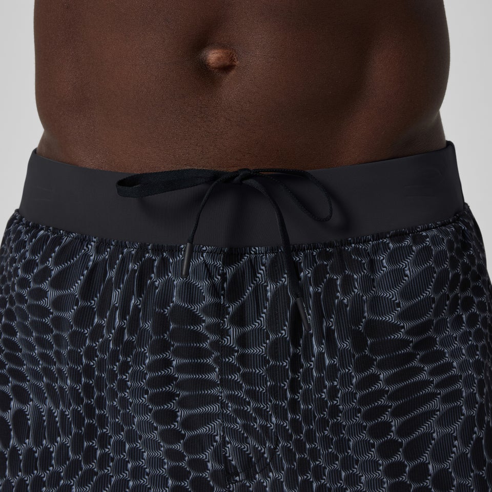Men's Lookout Printed 40cm Swim Shorts Black
