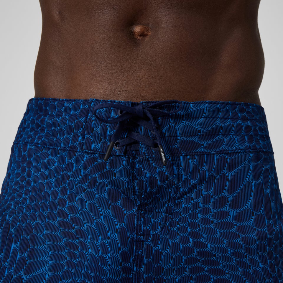 Men's Lookout Printed 18" Boardshorts Navy/Blue