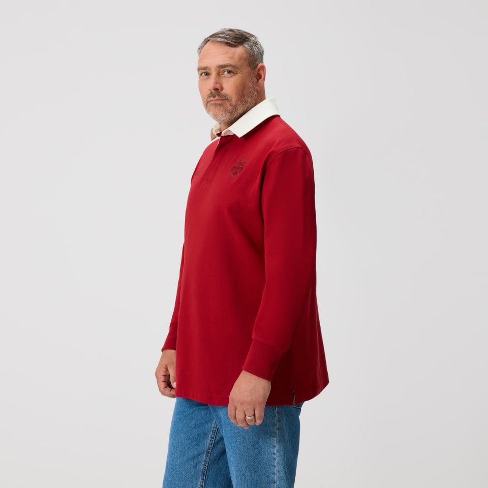 Adult Unisex British & Irish Lions The Classics Long Sleeve Jersey Red