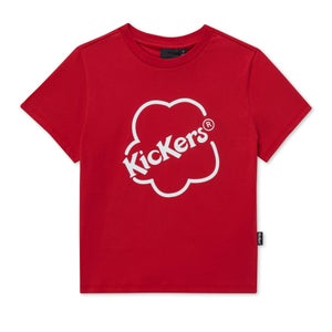 KICKERS BLUR-KIKRS SIGL JERSY SKNY T AF TRU RED - S