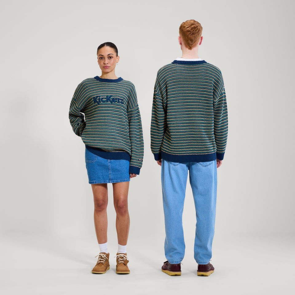 Adult Unisex Kickers Chest Logo Knit Multi