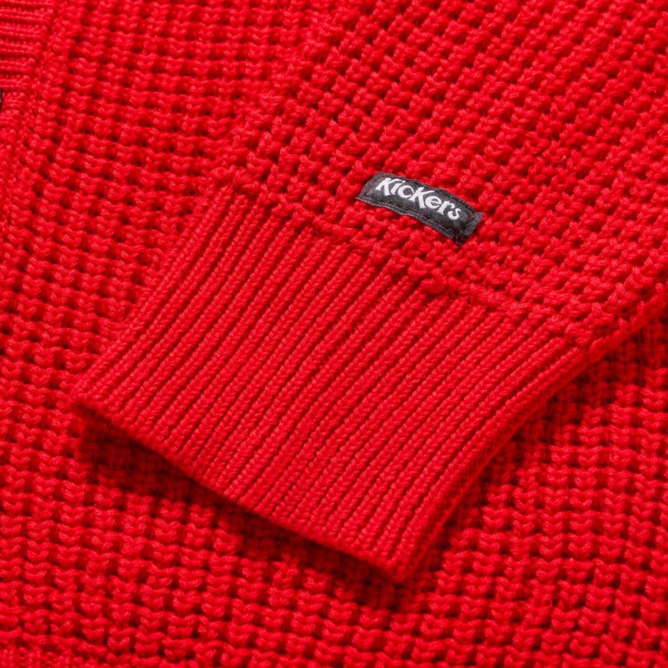 Adult Unisex Kickers Classic Cardi Red