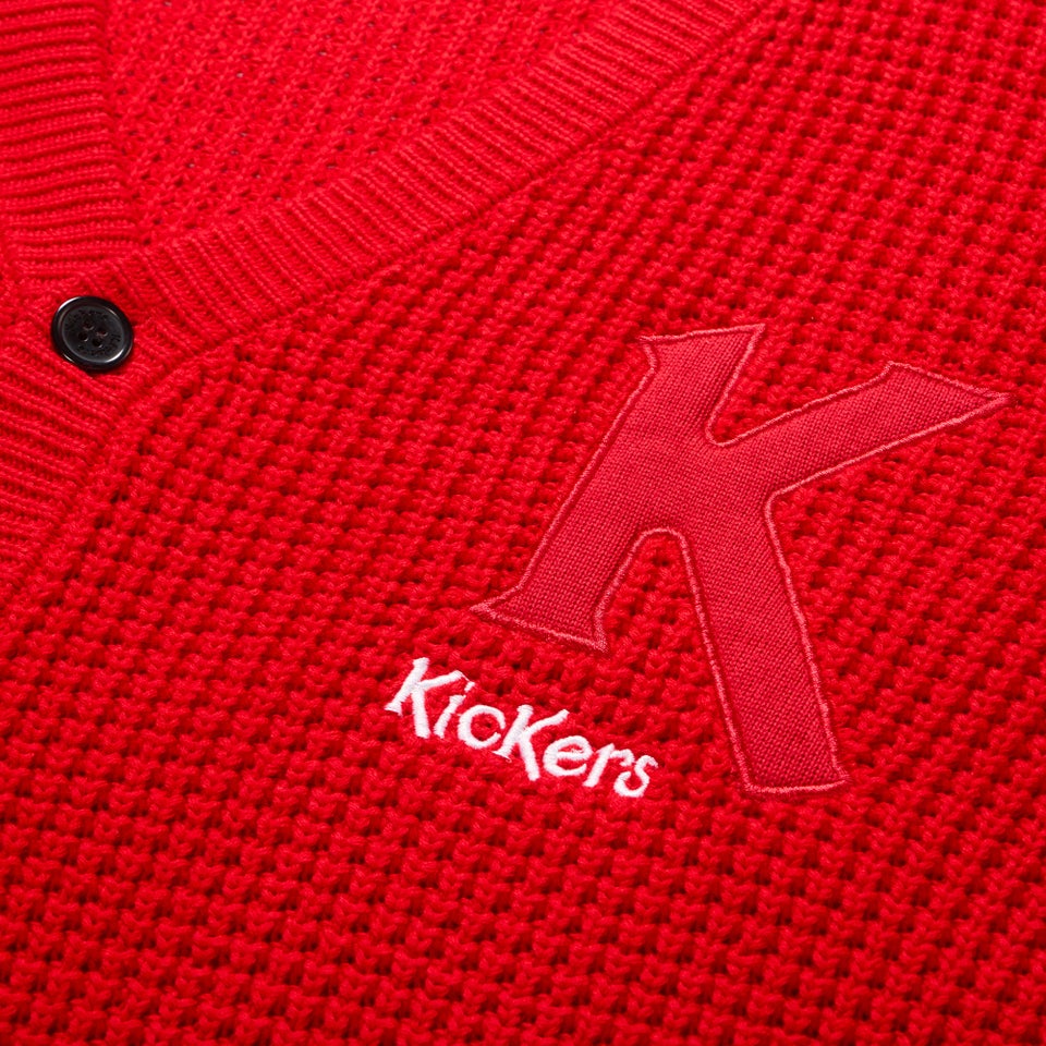 Adult Unisex Kickers Classic Cardi Red