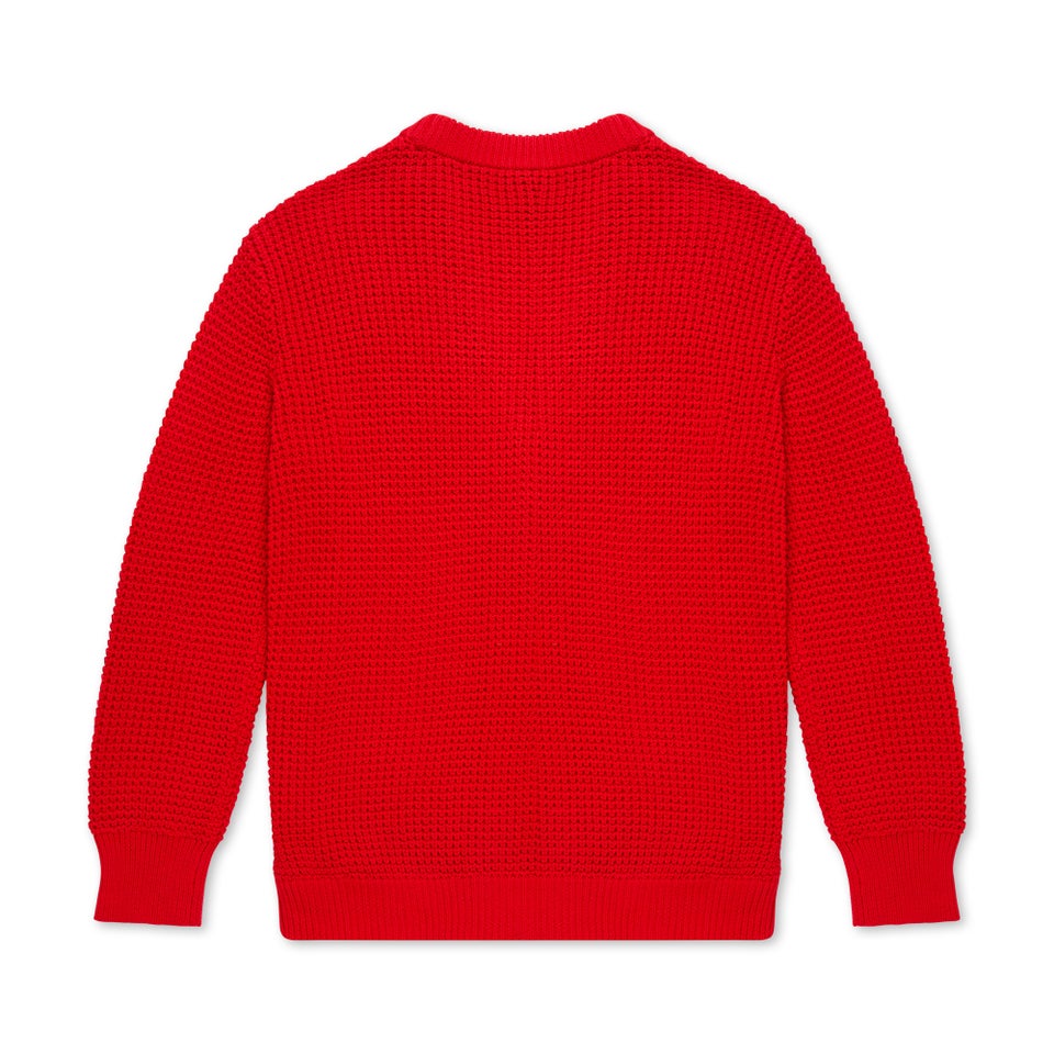 Adult Unisex Kickers Classic Cardi Red