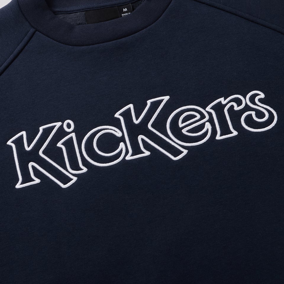 Adult Unisex Kicker Classic Crew Sweatshirt Navy