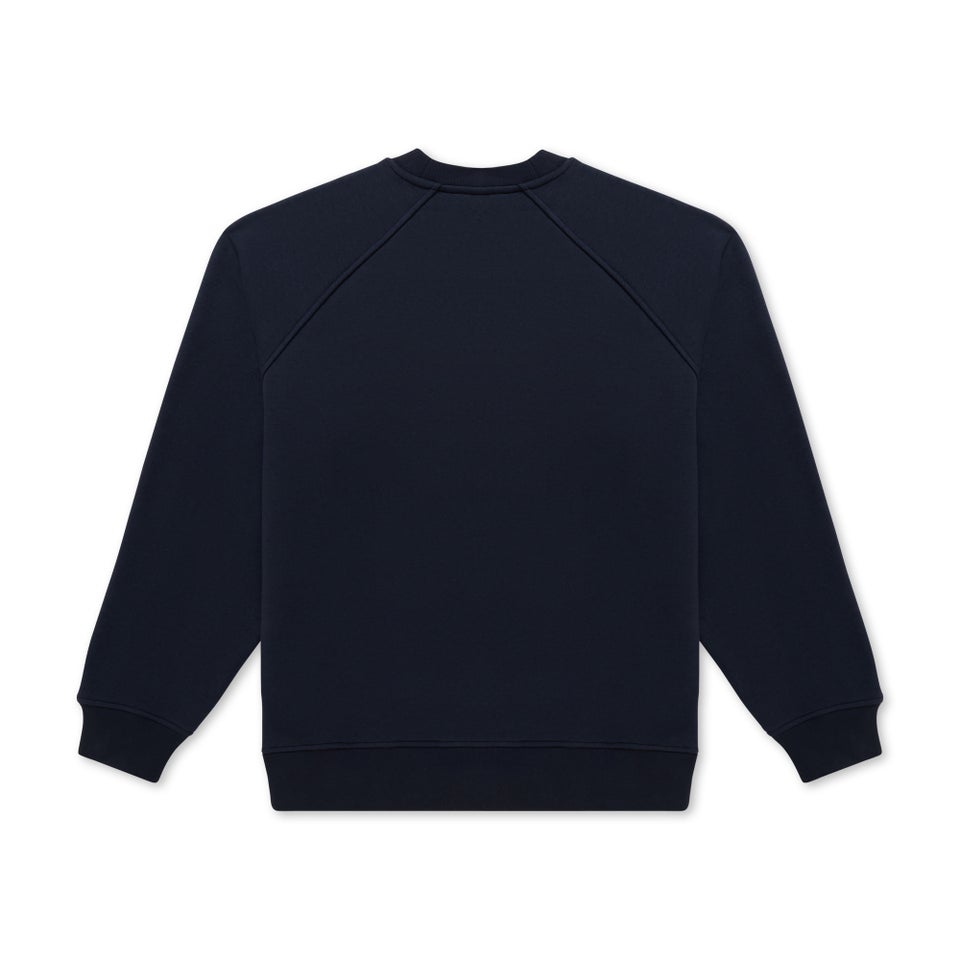 Adult Unisex Kicker Classic Crew Sweatshirt Navy