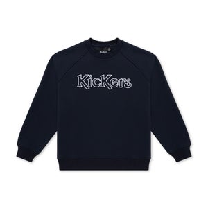 Adult Unisex Kicker Classic Crew Sweatshirt Navy
