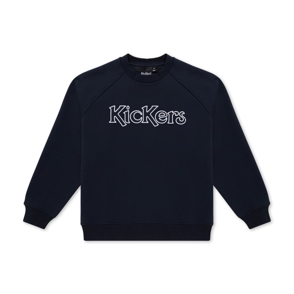 Adult Unisex Kicker Classic Crew Sweatshirt Navy