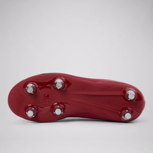 Junior Unisex Stampede Ground Break Team Soft Ground Boots Red