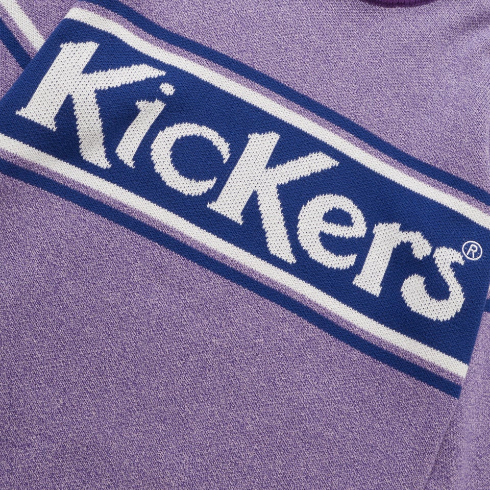 Adult Unisex Kickers Chest Logo Knit Purple