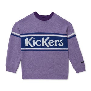 KICKERS BANDER O/S CHEST LOGO CT MELAG AU MAUVE - S