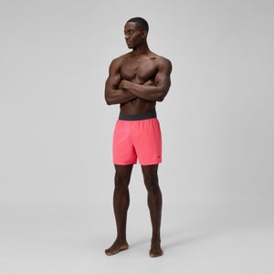 Maillot de bain orange uni de 16 po Lookout pour hommes