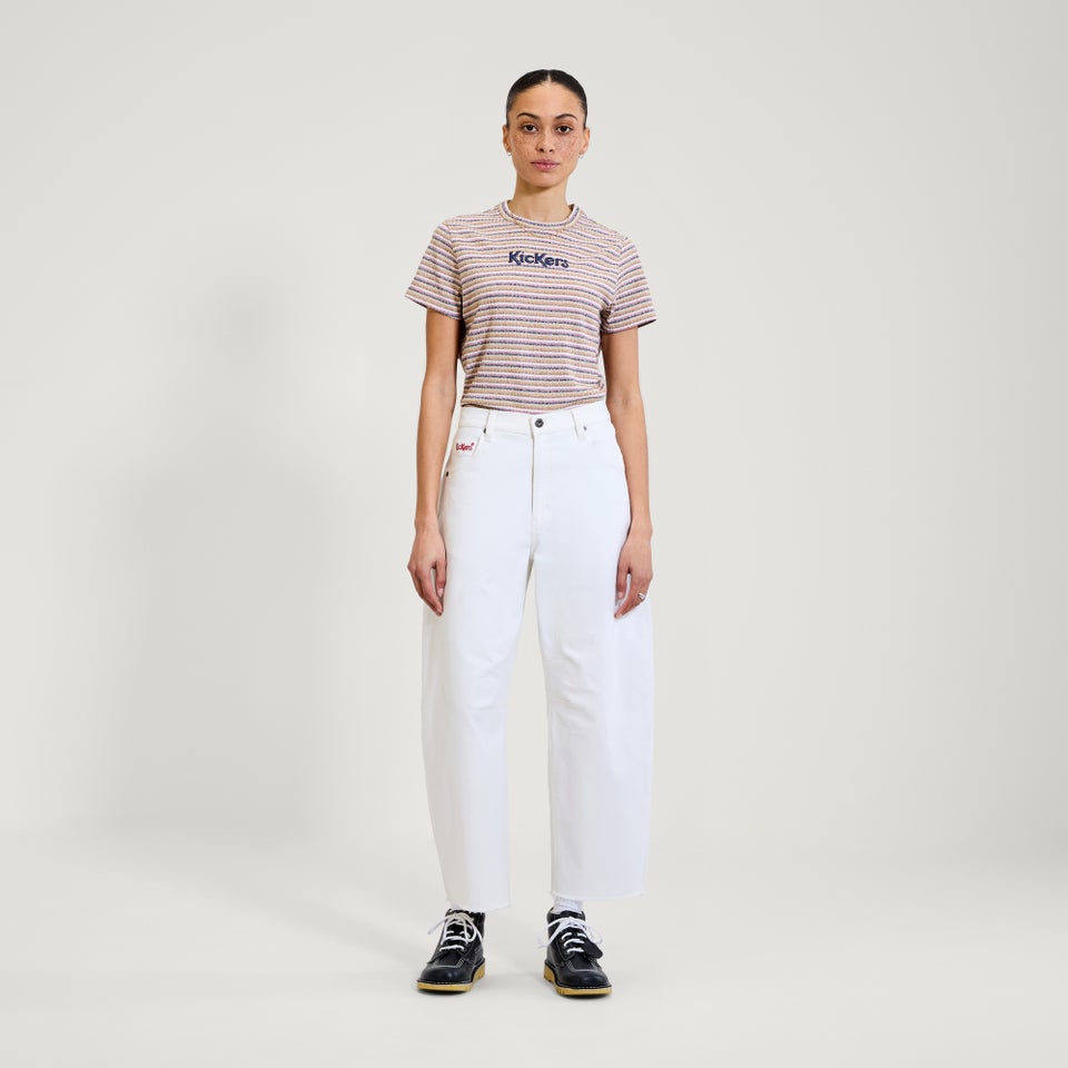 Adult Womens Kickers Classic Body Con Tee Multi