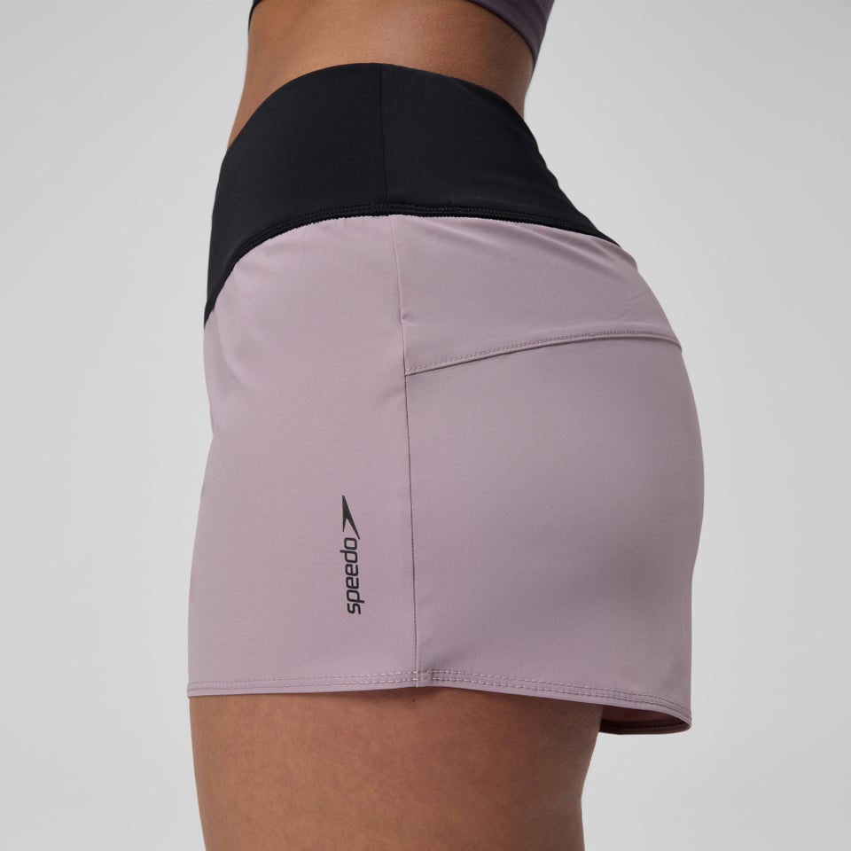 Bas de maillot mauve uni pour femmes Lookout