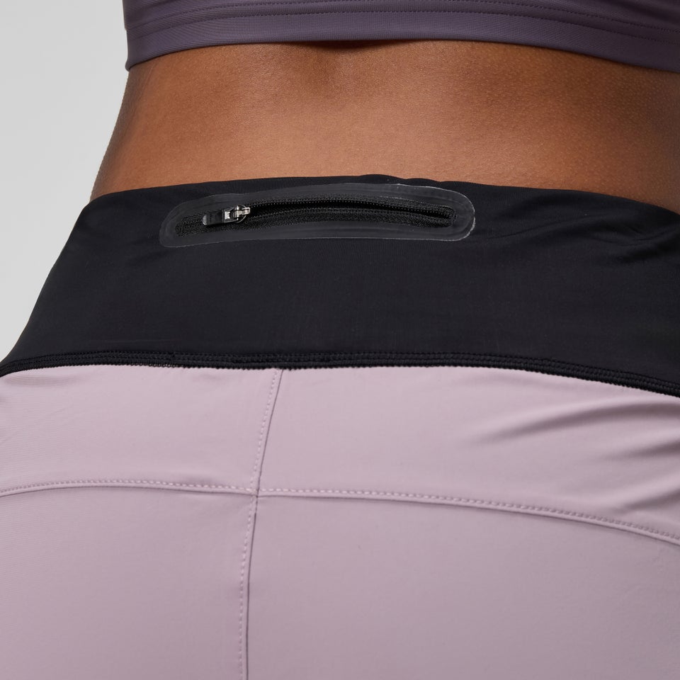 Bas de maillot mauve uni pour femmes Lookout