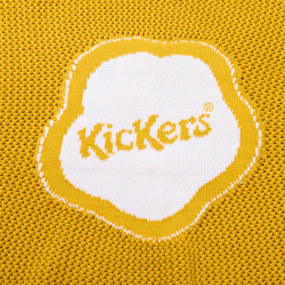 Adult Unisex Kickers Classic Jaquard Knit Yellow