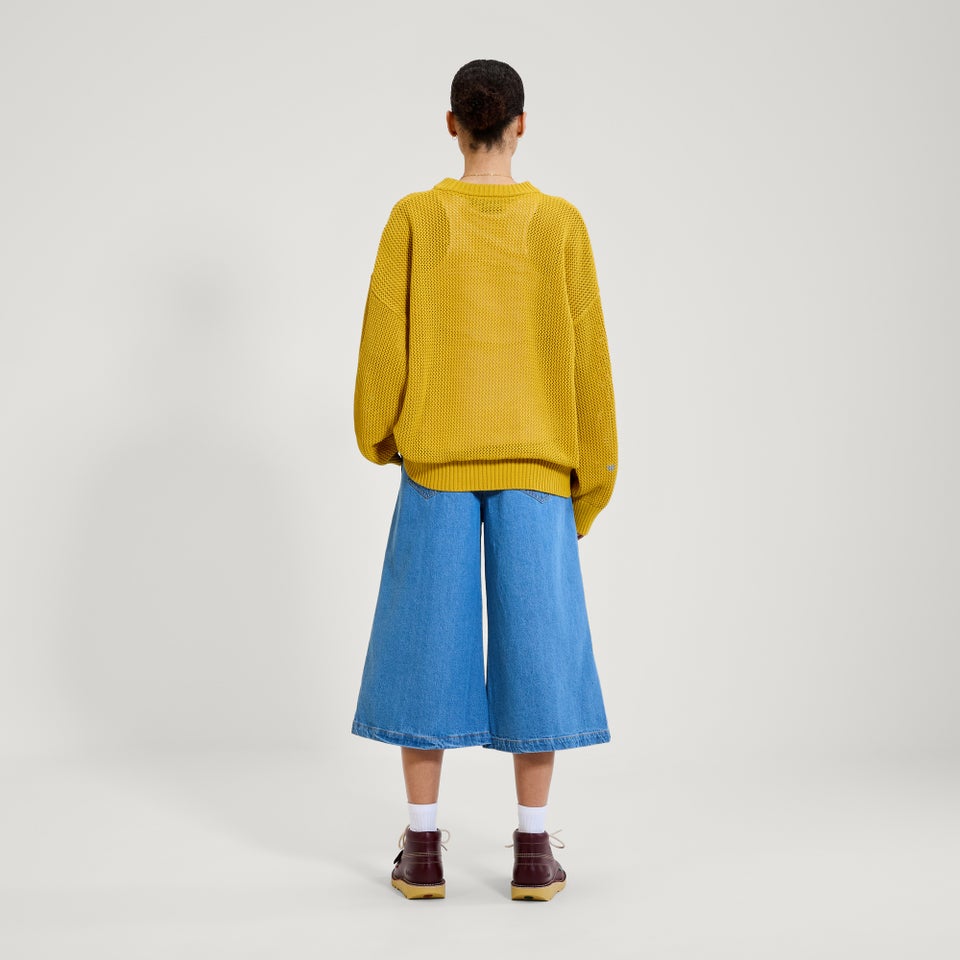 Adult Unisex Kickers Classic Jaquard Knit Yellow