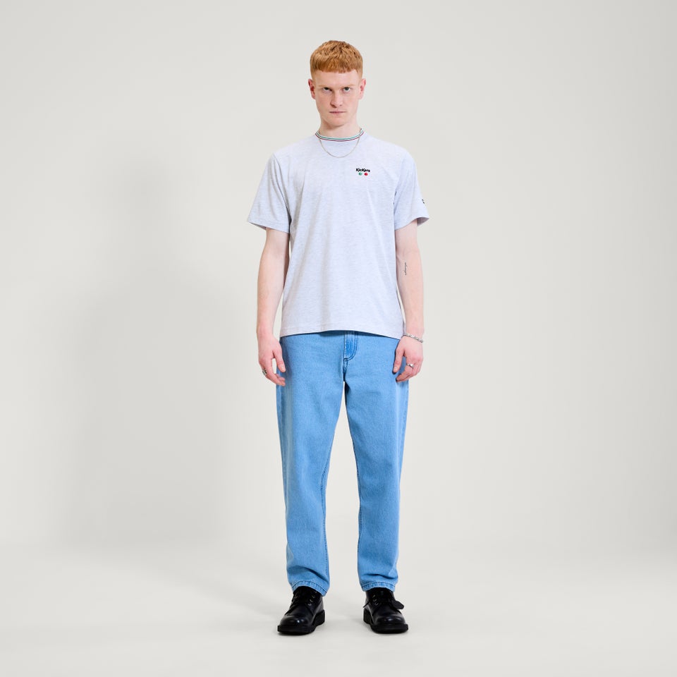 Adult Mens Kickers Classic Tee Grey