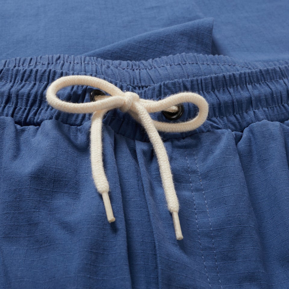 Adult Mens Kickers Wide Leg Drawstring Trouser Navy