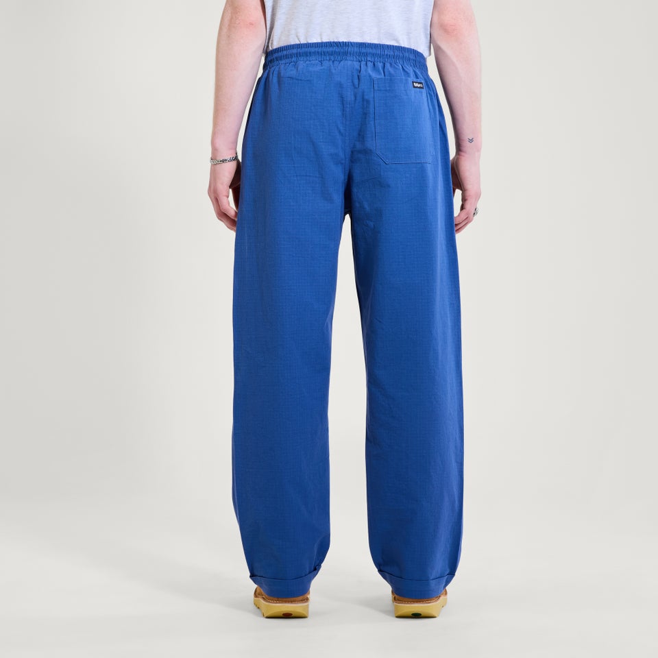 Adult Mens Kickers Wide Leg Drawstring Trouser Navy