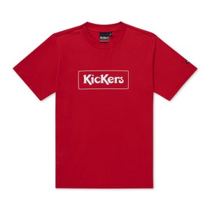 Adult Mens Kickers Classic Box Tee Red