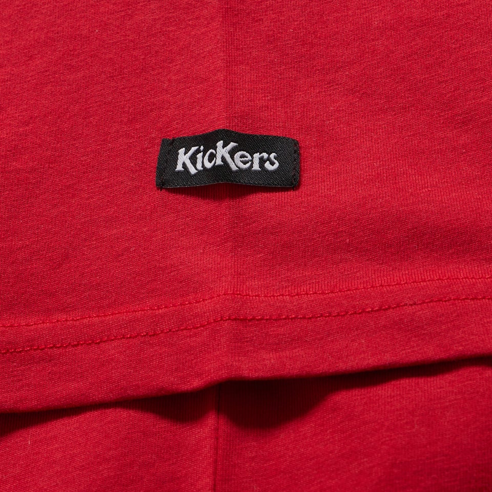Adult Mens Kickers Classic Box Tee Red