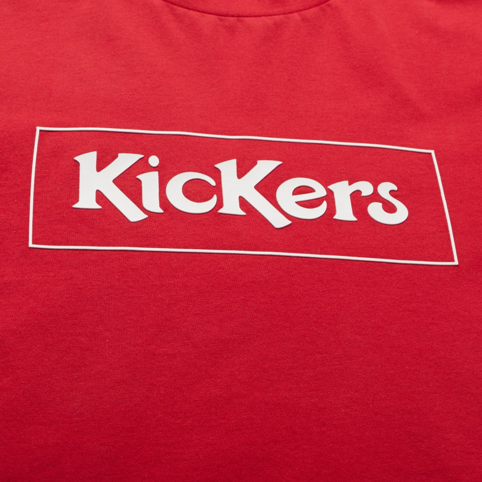 Adult Mens Kickers Classic Box Tee Red