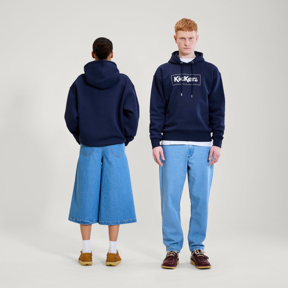 Adult Mens Kickers Classic Hoody Navy