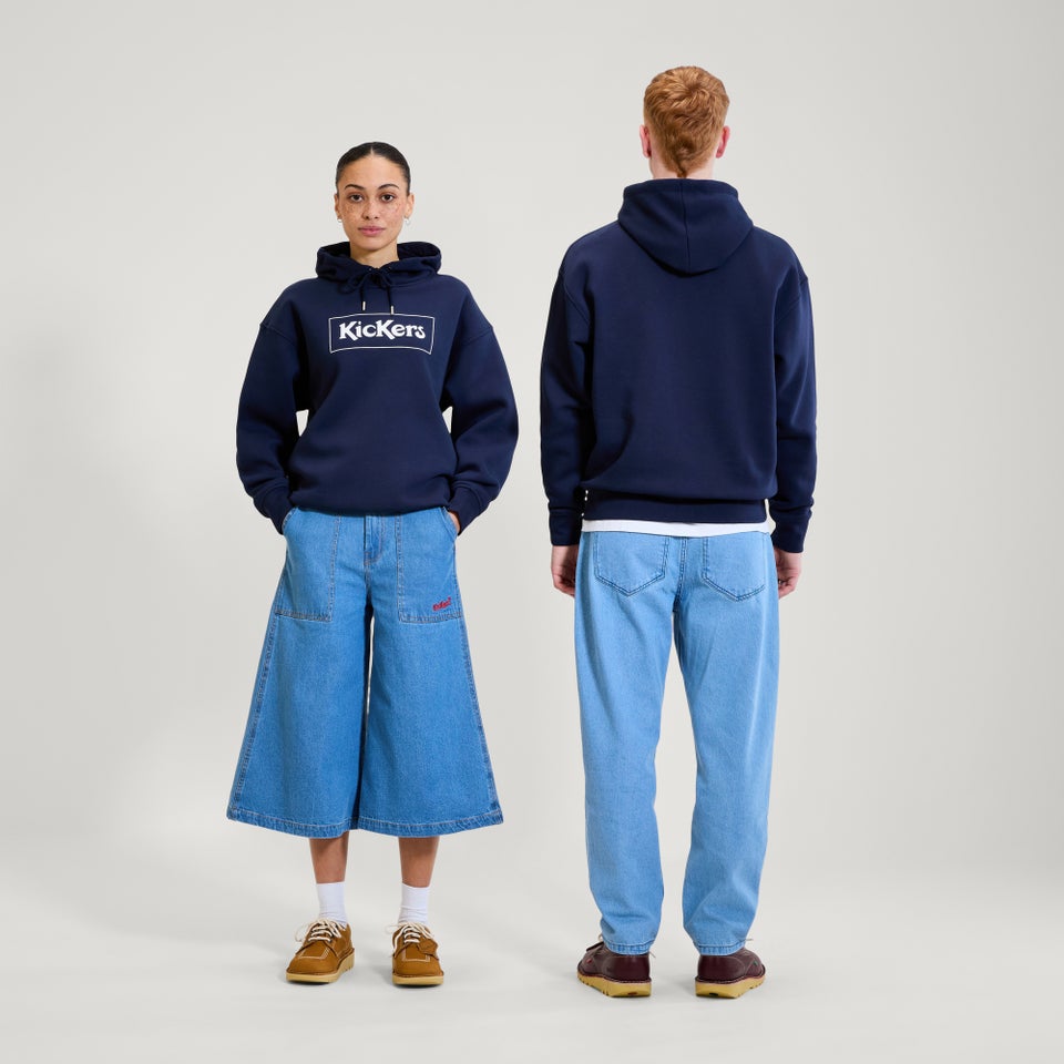 Adult Mens Kickers Classic Hoody Navy