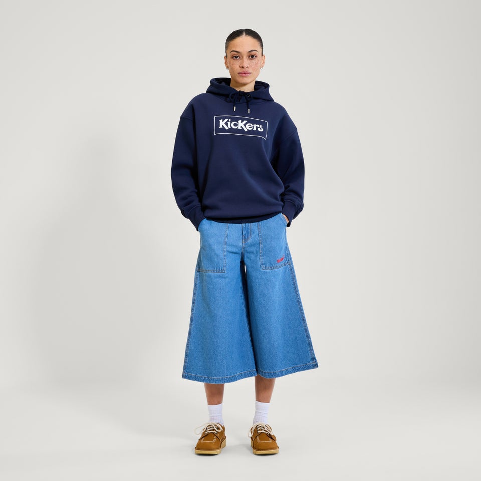 Adult Mens Kickers Classic Hoody Navy