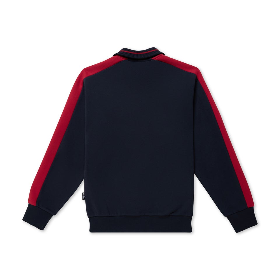 Adult Mens Kickers Classic Zip Through Knit Navy