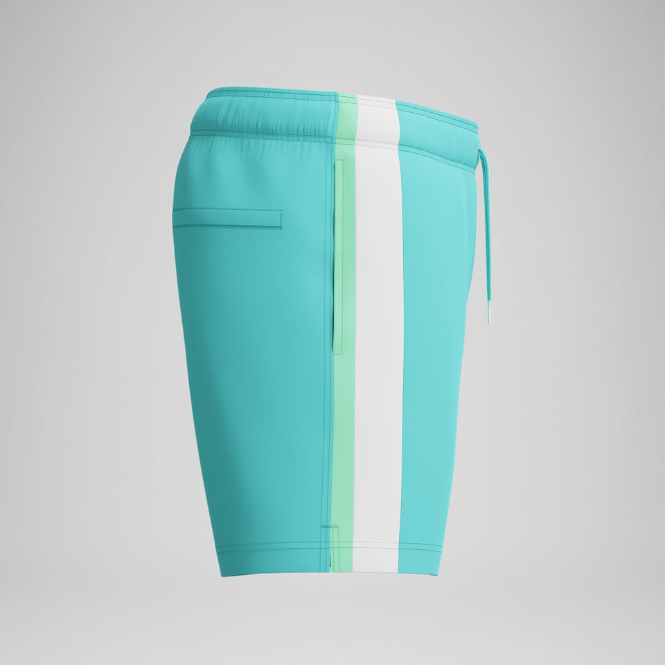 Men's Jetstream Colorblock 16" Swim Trunks Turquoise