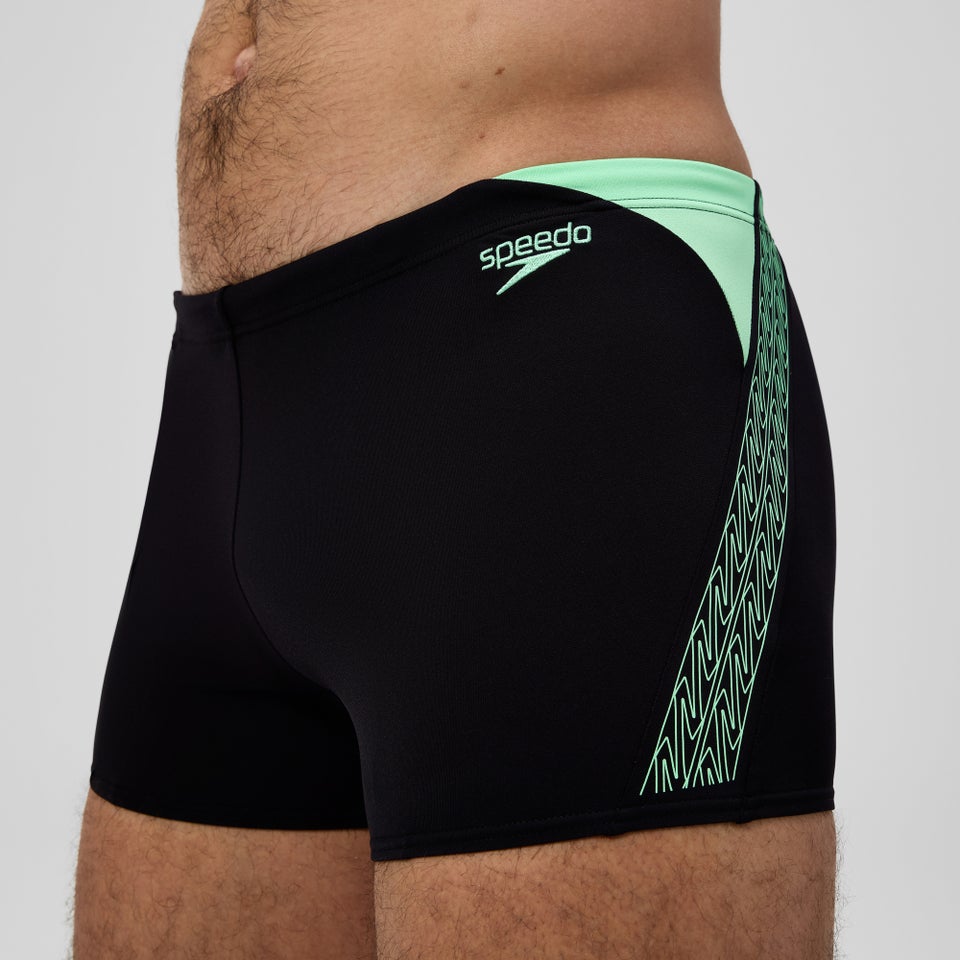 Herren Hyperboom Splice Aquashorts Schwarz/Grün