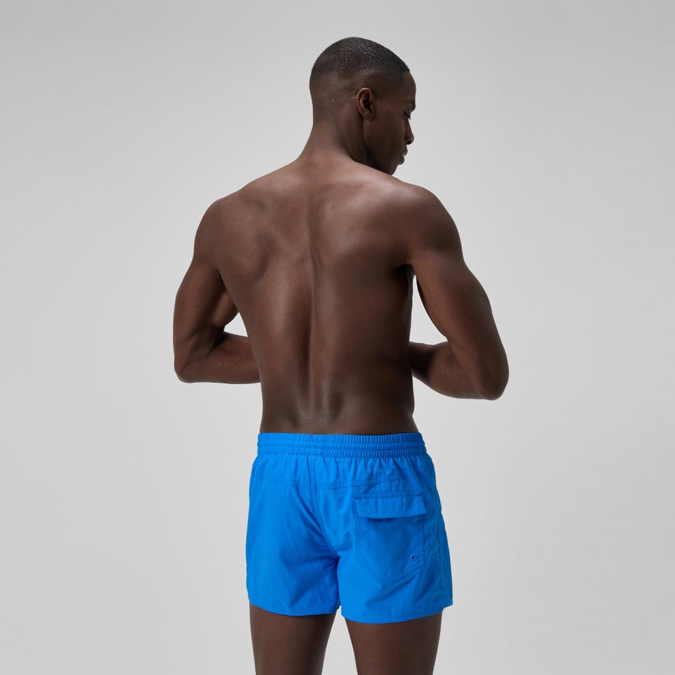 Men's Retro Solid 33cm Swim Shorts Blue